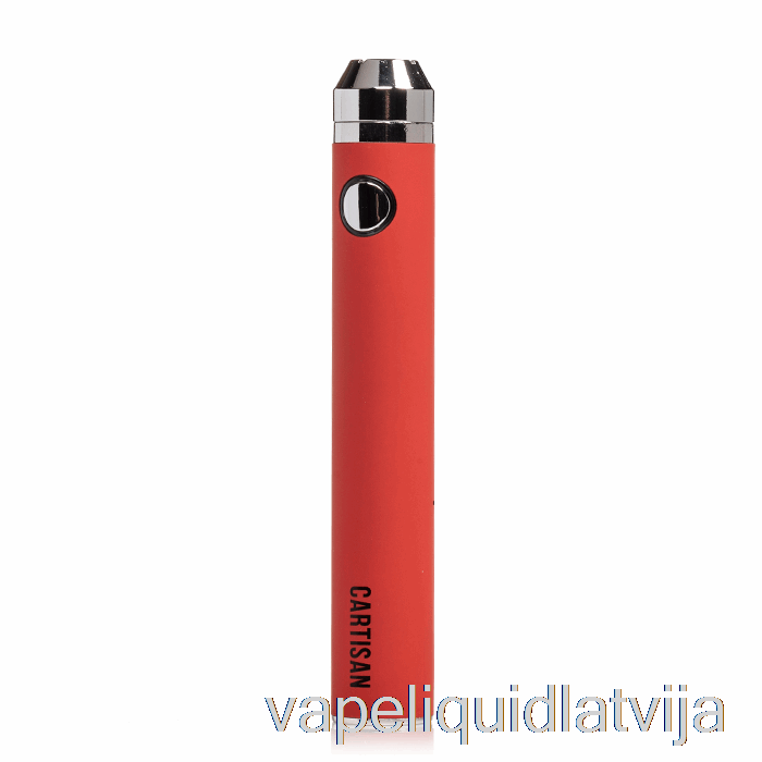 Cartisan Button Vv 1300 510 Akumulators Sarkans Vape šķidrums